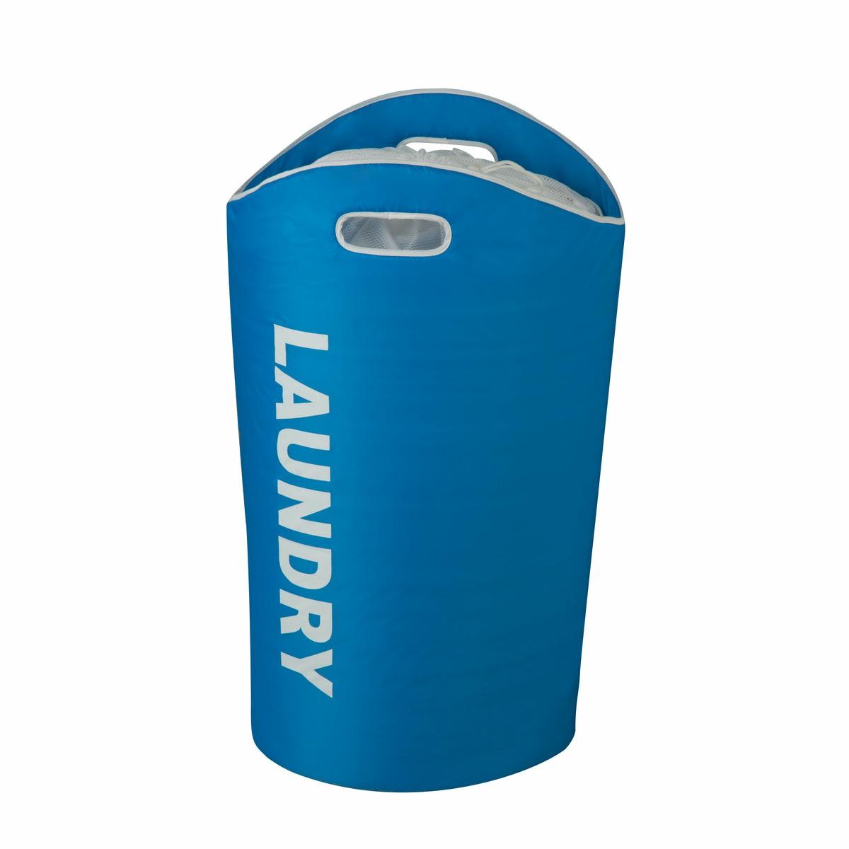 Blue Laundry Hamper With Handles Hampers & Sorters