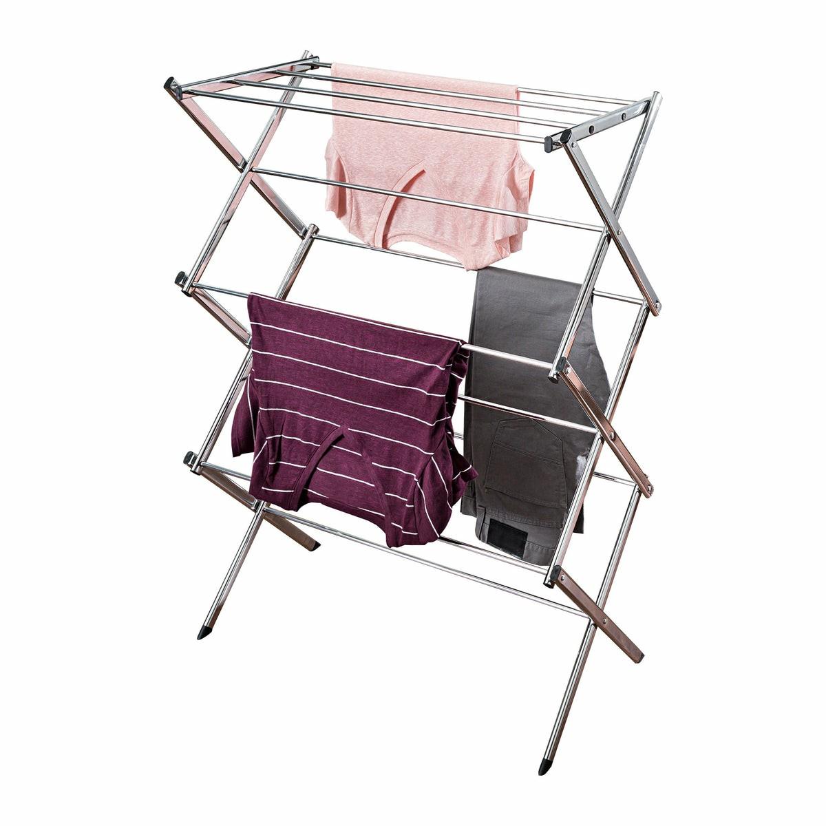 Chrome Commercial Folding Accordion Drying Rack Drying Racks