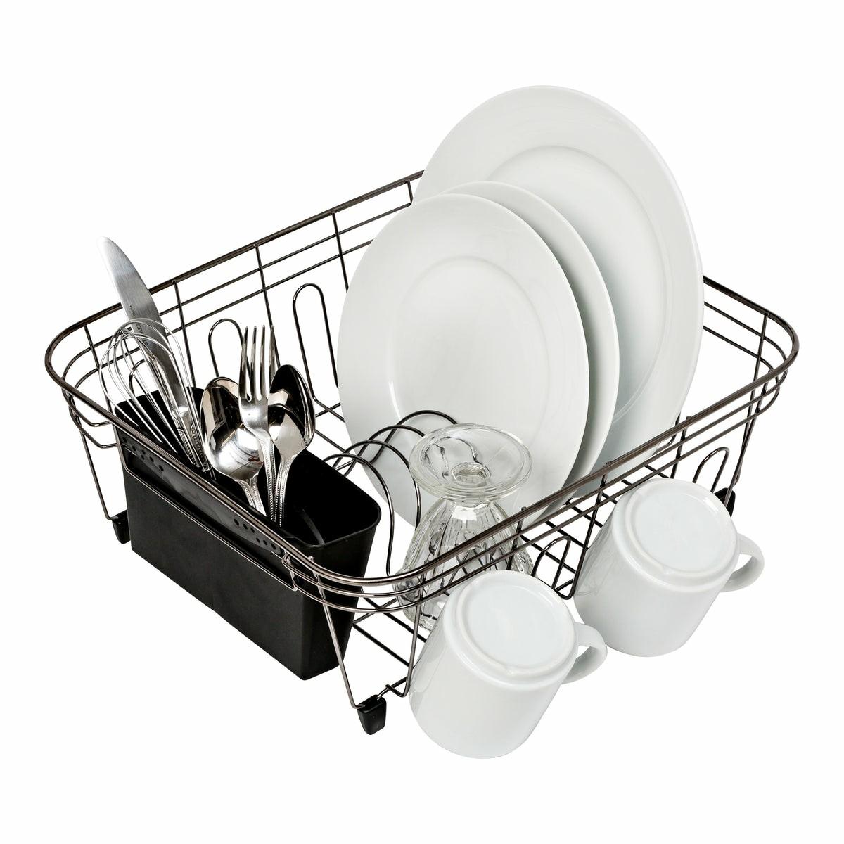 Chrome Small Dish Drying Rack Kitchen