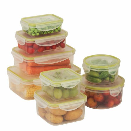 Clear Plastic Snap-Lock Food Storage Containers (16-Piece Set) Kitchen