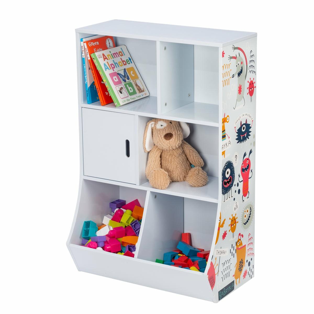 Light Blue Kids 6-Cubby Storage Organizer Home Décor