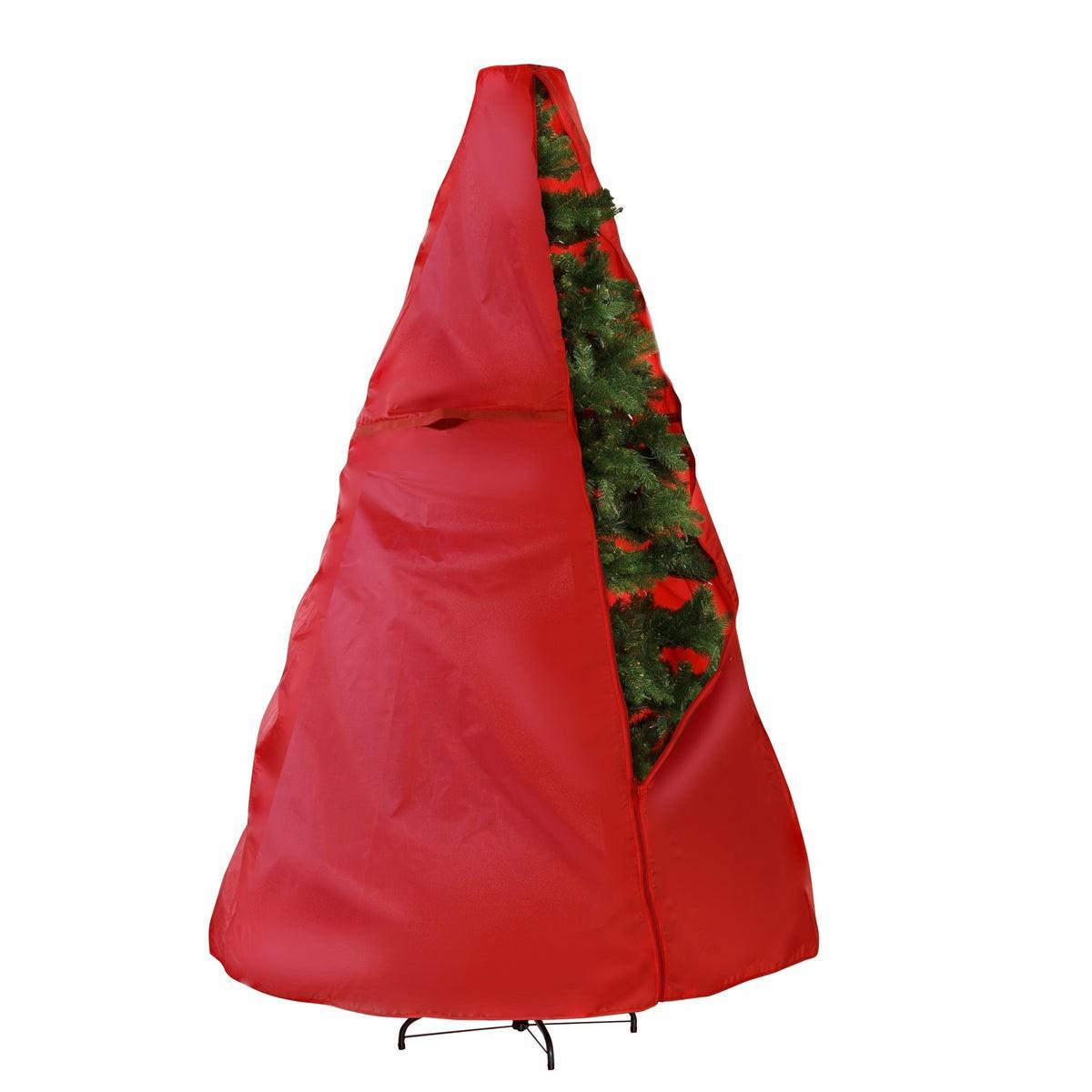 Red Upright Holiday Tree Storage Bag (Up To 8 Feet) Holiday Décor Storage