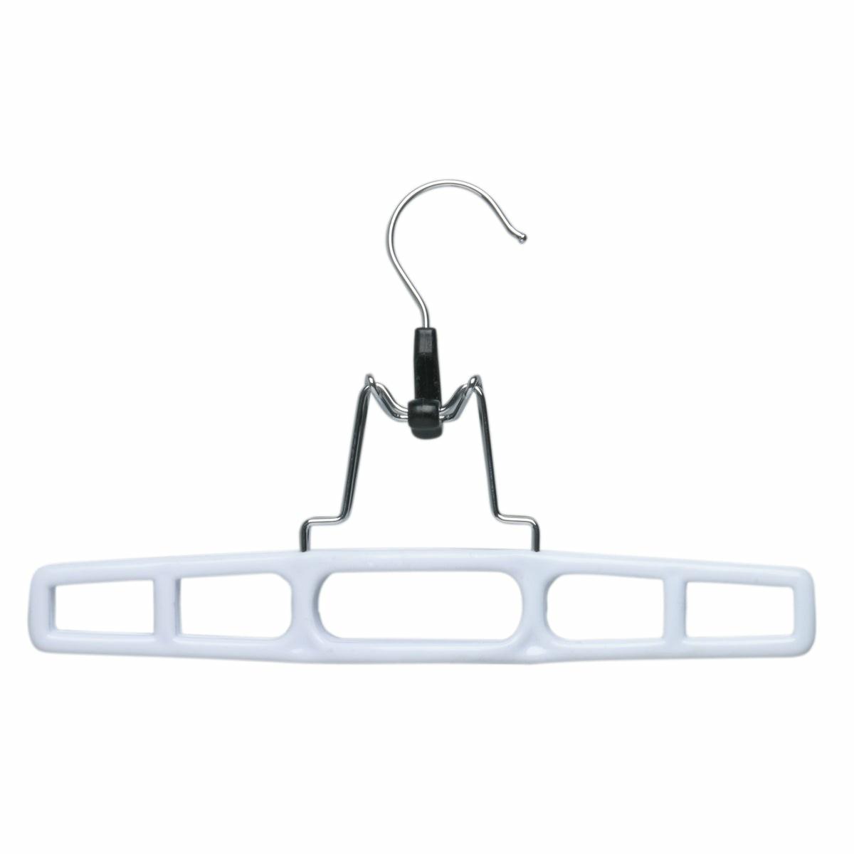 White Pant And Skirt Clamp Hangers (12-Pack) Hangers