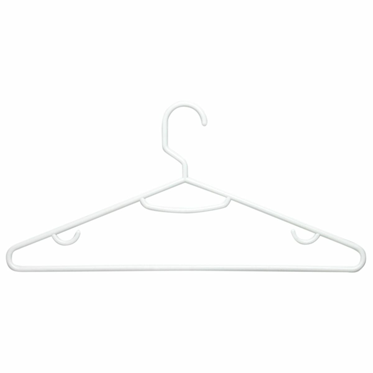 White Plastic Recycled Hangers Hangers