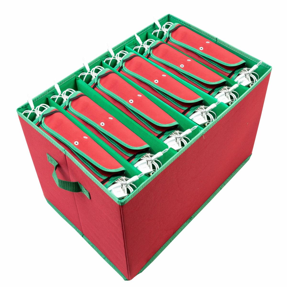 Red Holiday Light Storage Box Storage & Cleaning